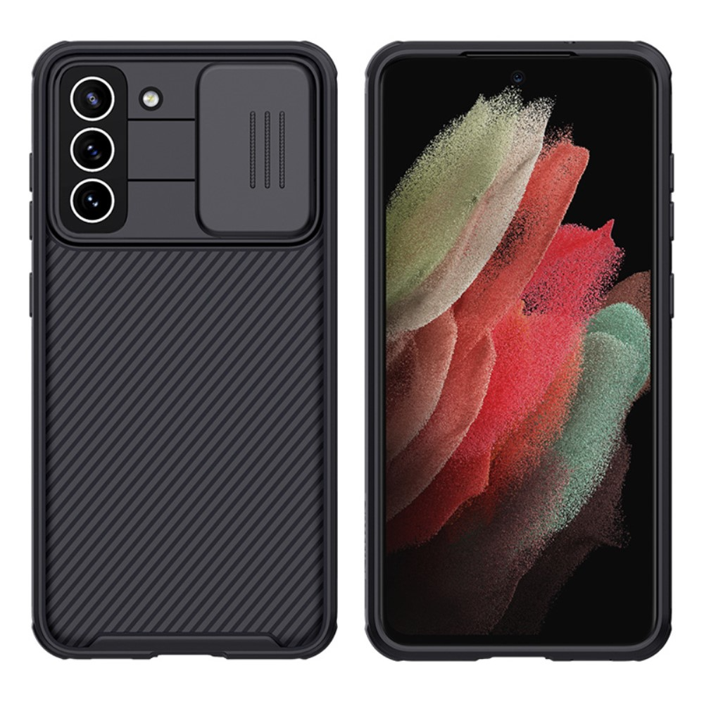 Samsung Galaxy S21 FE 5G Schutz Hülle Cam-Slider Kameraschutz - Schwarz