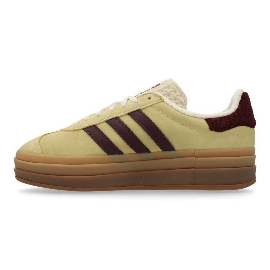 adidas Originals Chaussures Gazelle Bold - Jaune/Bordeaux/Blanc Femme