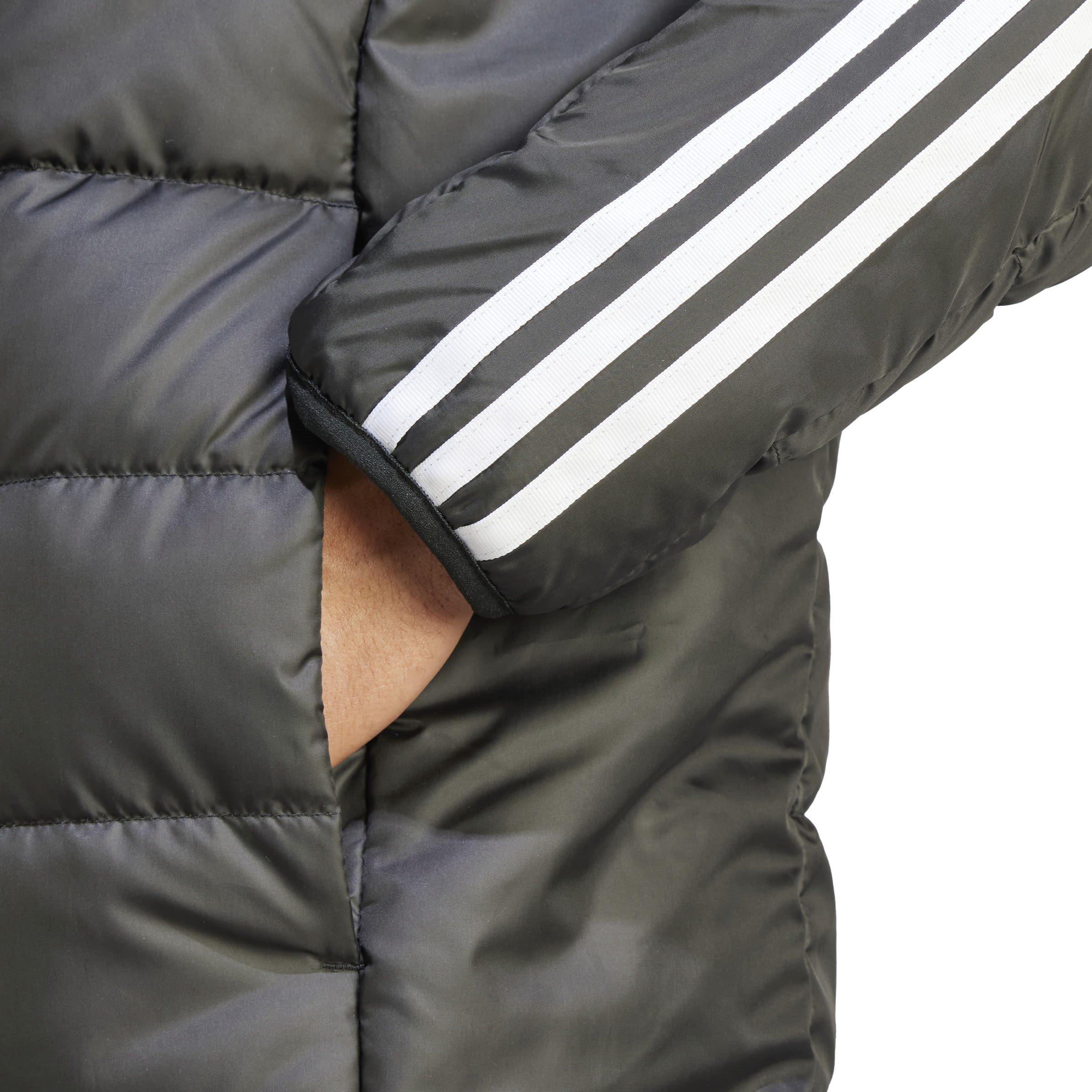 adidas Essentials 3 Stripes Light Down Hooded Parka