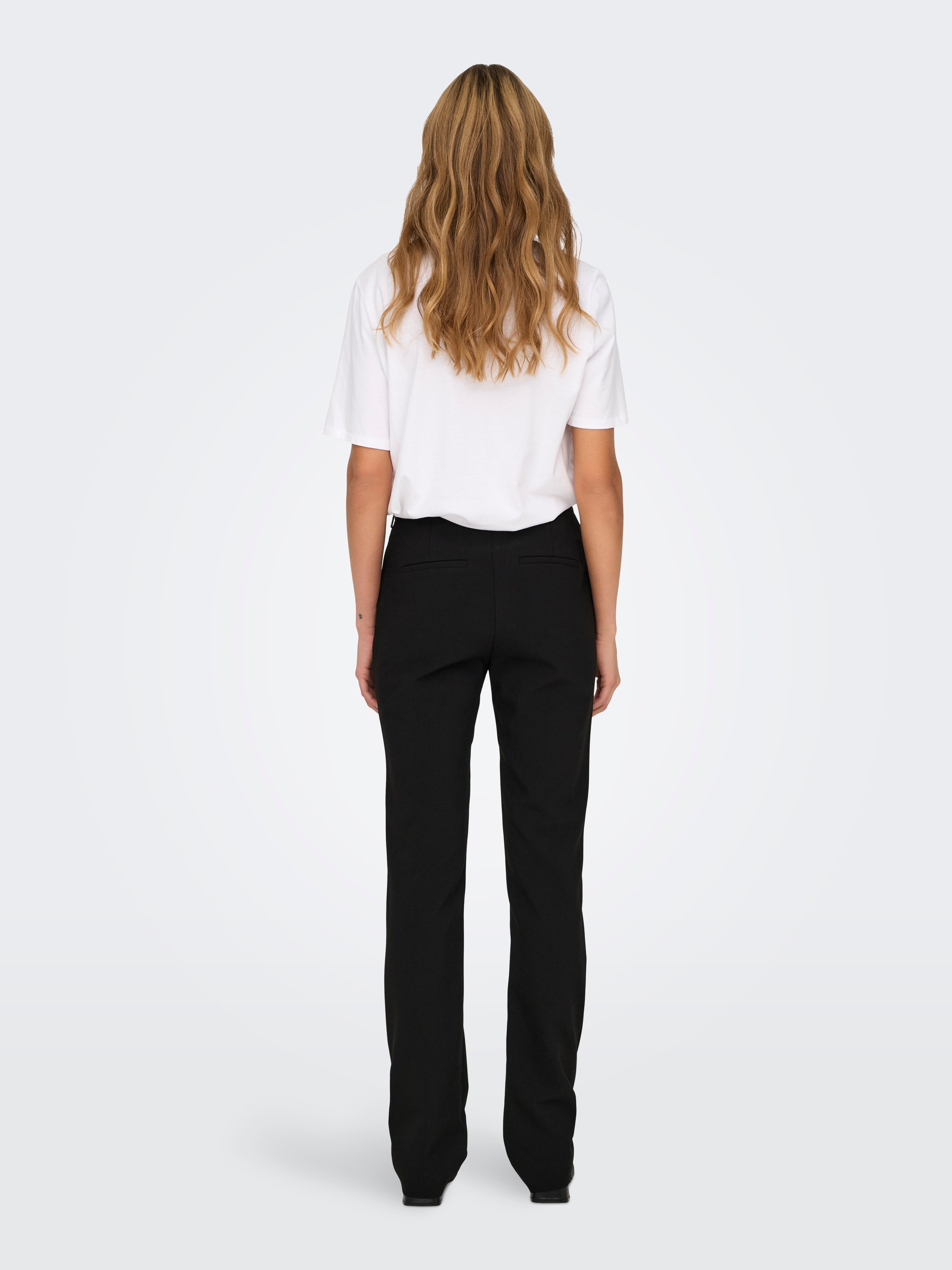 ONLREVA Hohe Taille Ausgestellt Hose Black