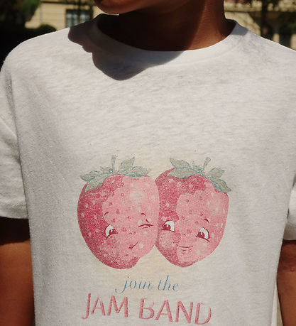 Konges Sløjd T-Shirt - Era - Off White/Marmelade