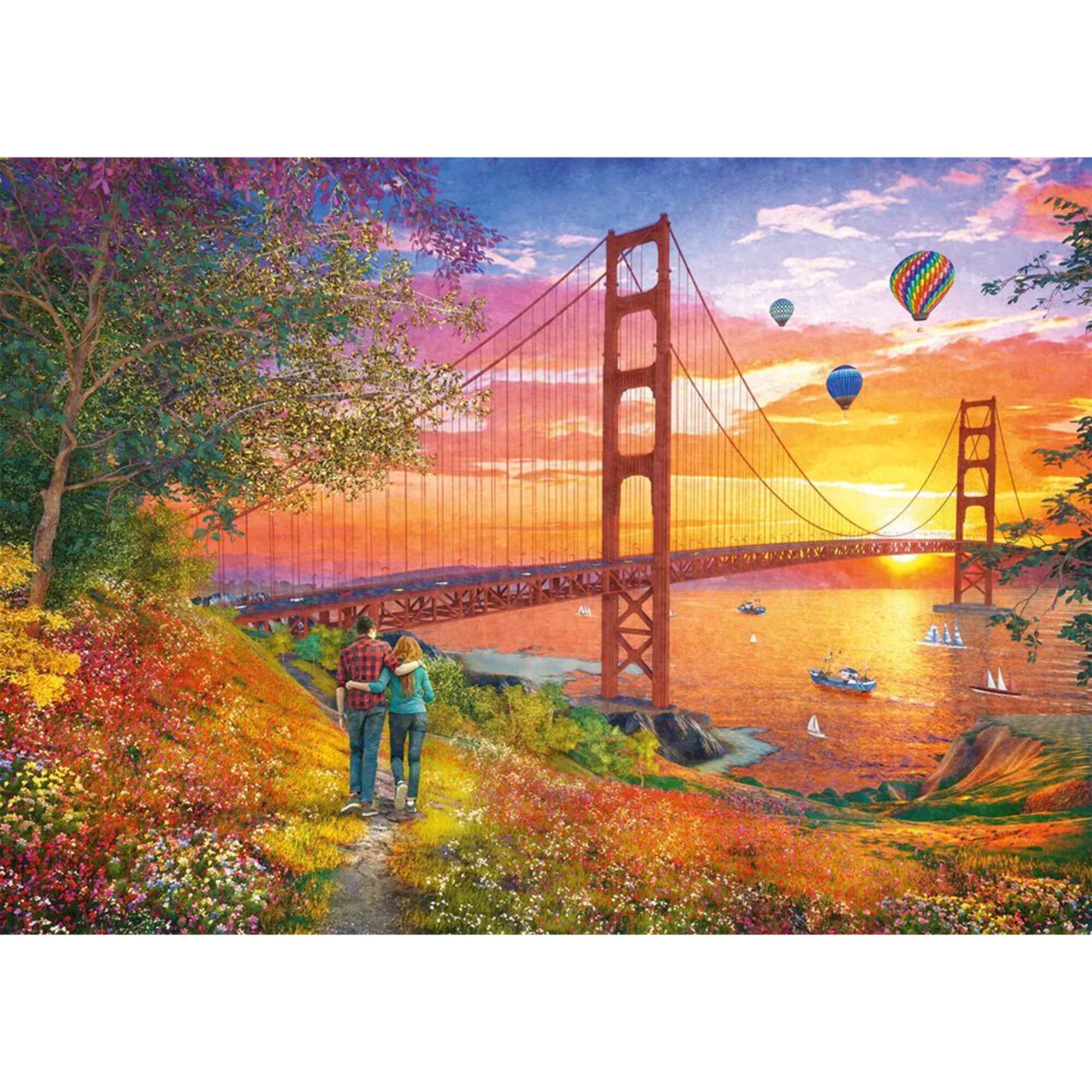 Schmidt Spiele Puzzle Spaziergang zur Golden Gate Bridge