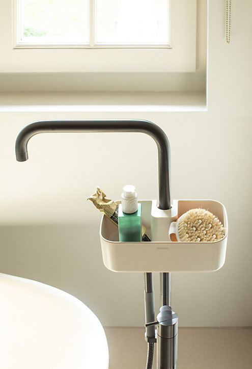 Serviteur pour barre de douche, beige, Brabantia ReNew