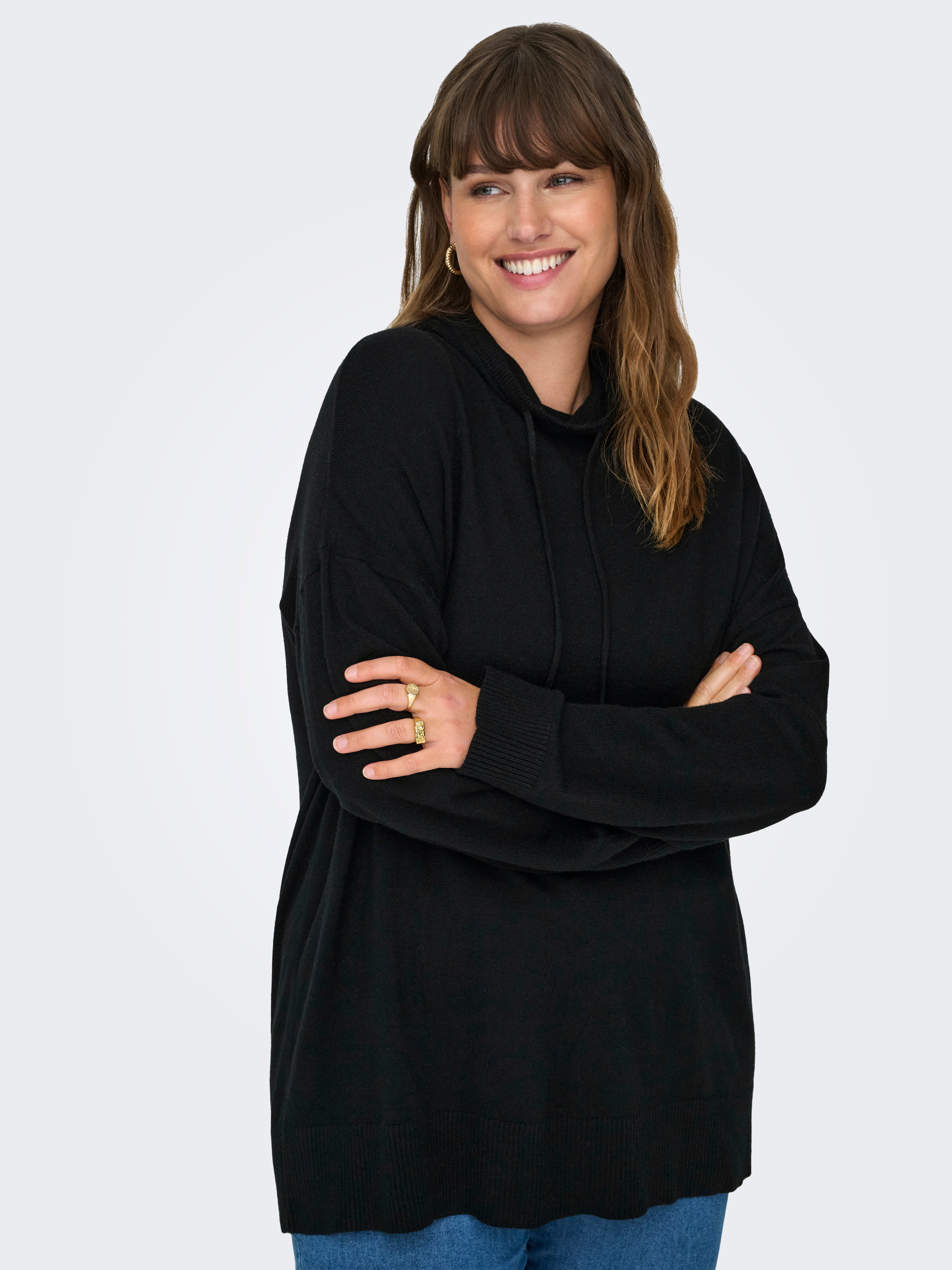 CARIBI Strickpullover Black