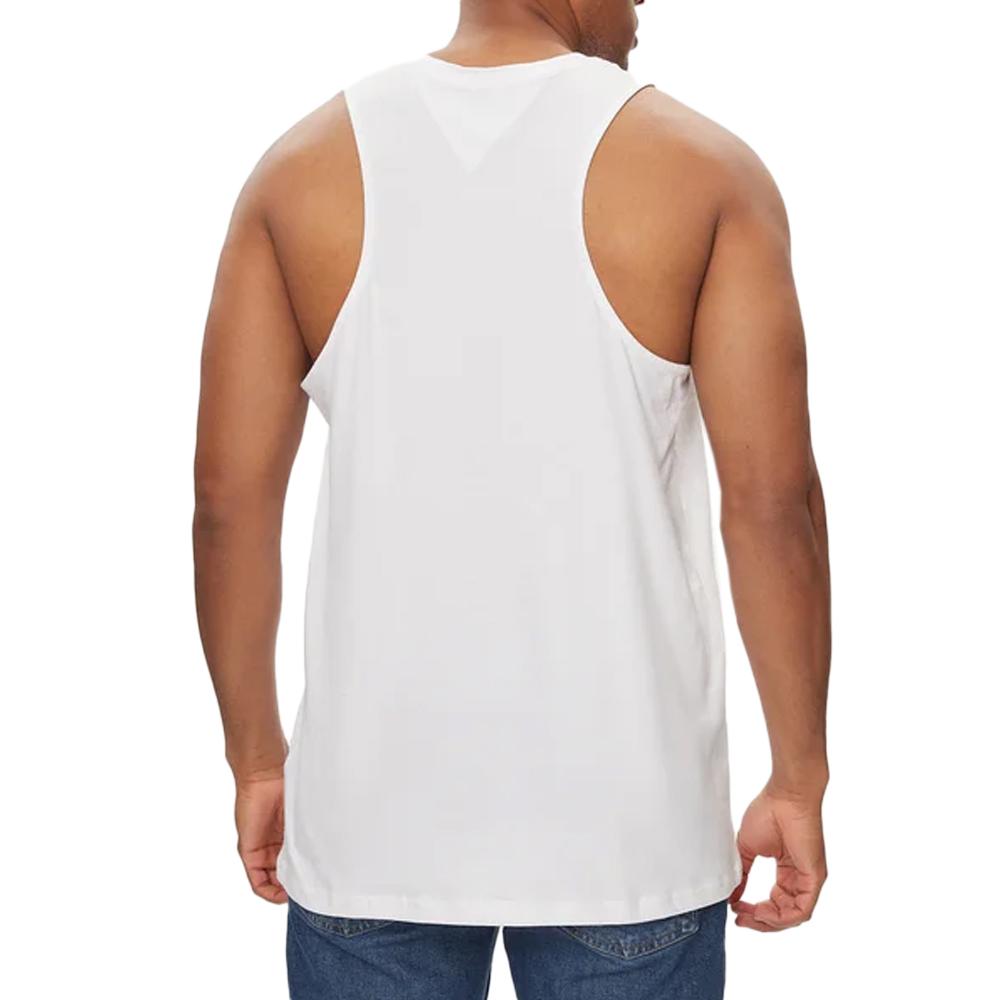 Tommy Hilfiger Débardeur Blanc Homme Tommy Hilfiger Flag Tank