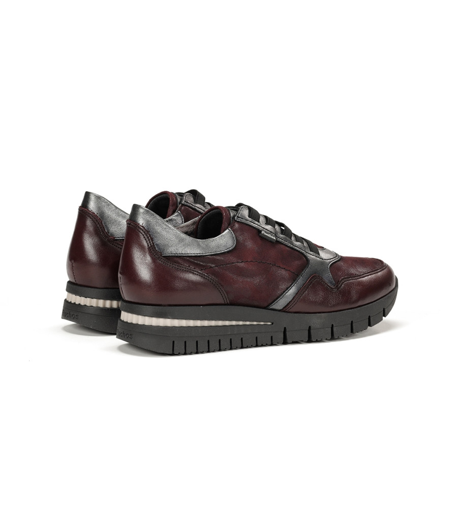 Pantufas de couro Fluchos Meryl F1623 Borgonha