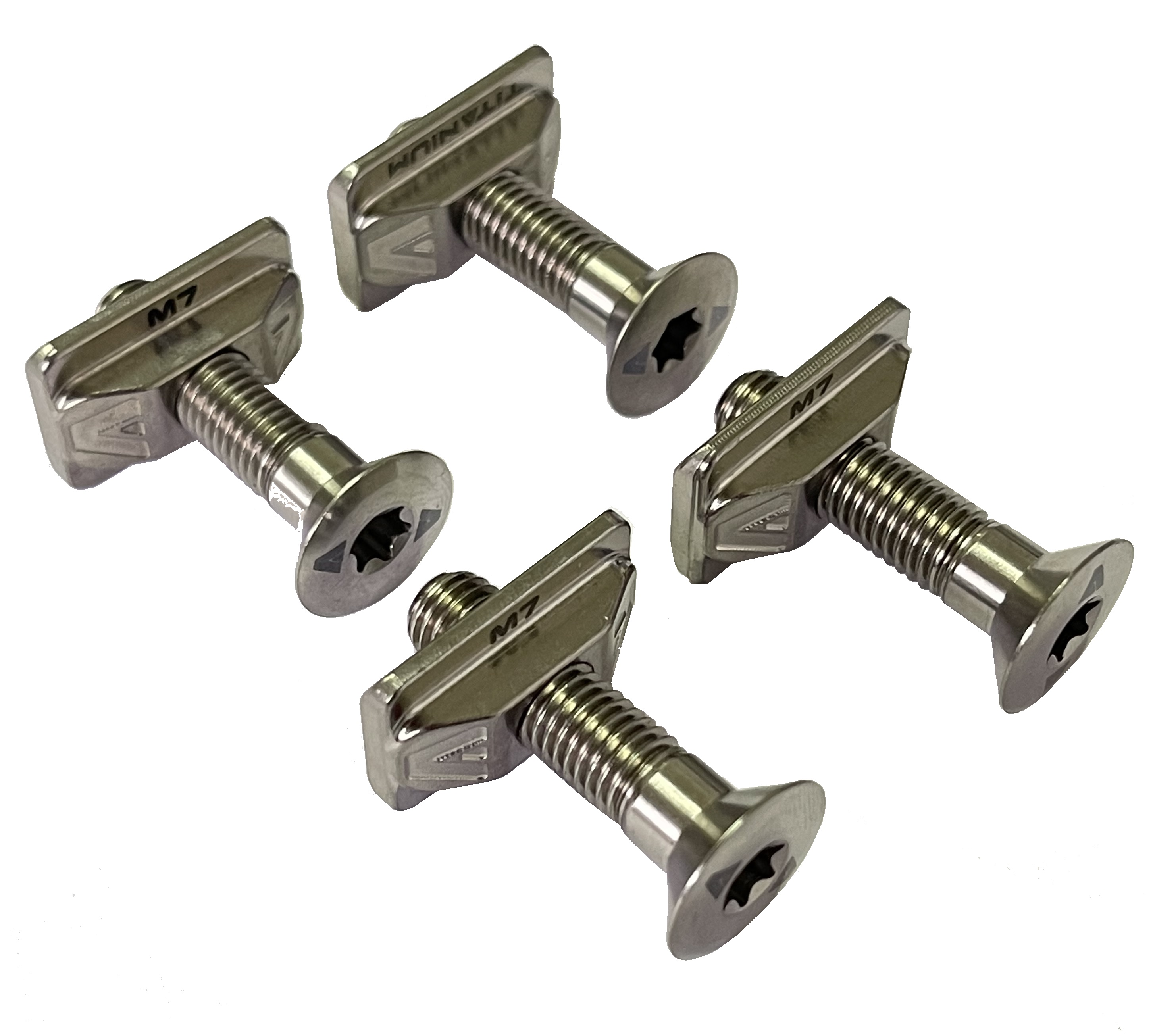 Armstrong Foils Vis 30mm M7 Titanium CSK Screw T-NUT set