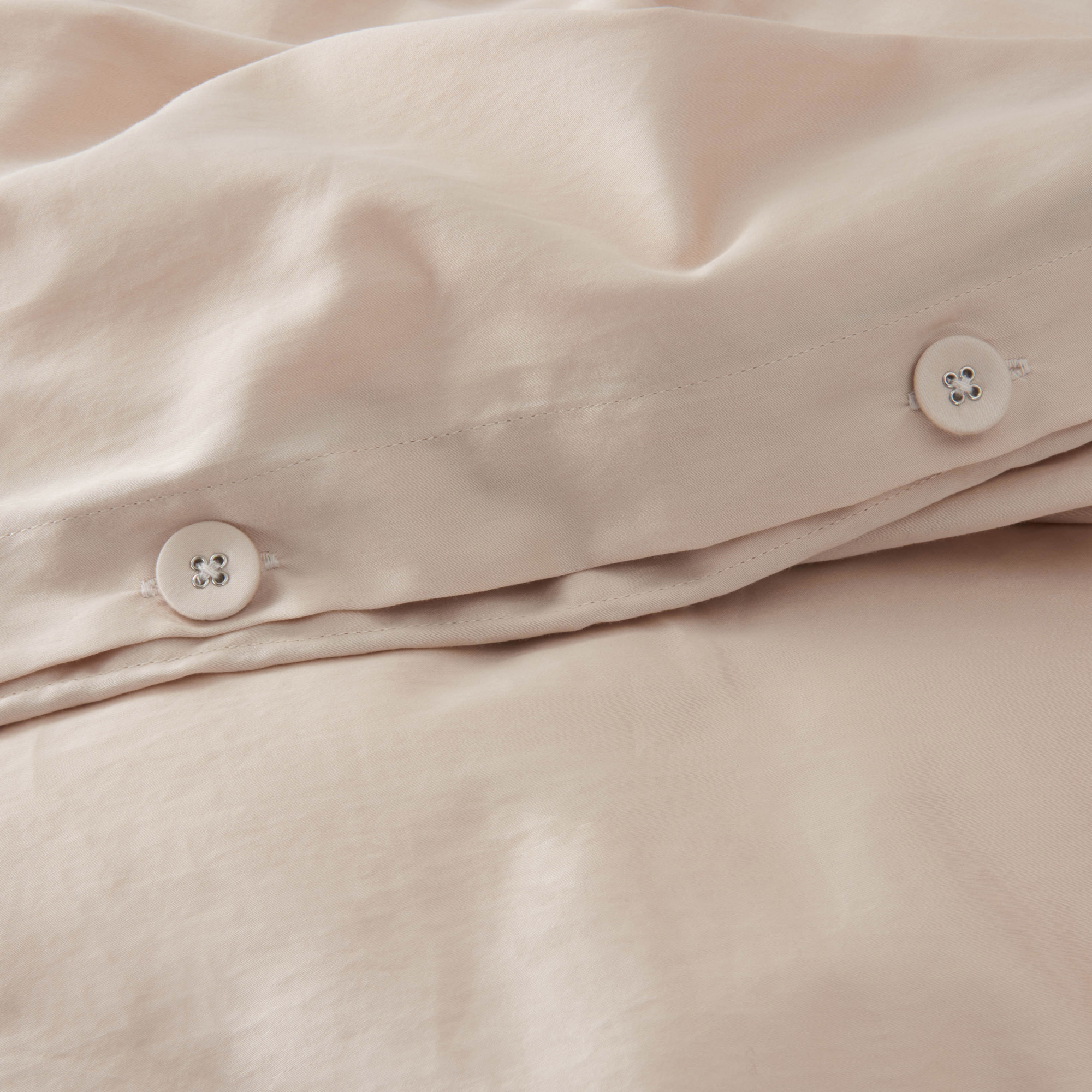 Dekbedovertrek Cotton Satin 200x220 cm almond