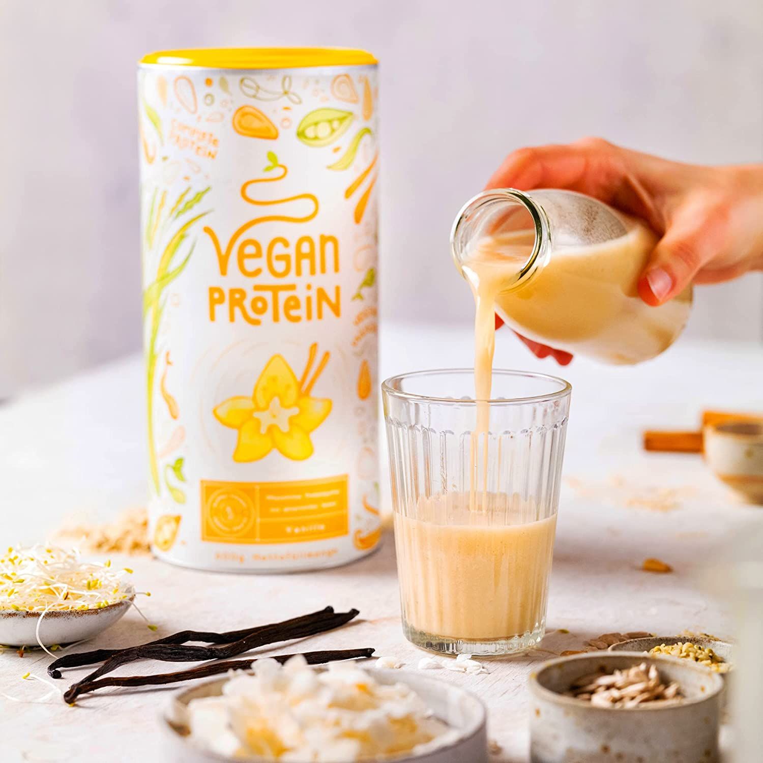 Vegan Protein - VANILLE - Veganes Proteinpulver