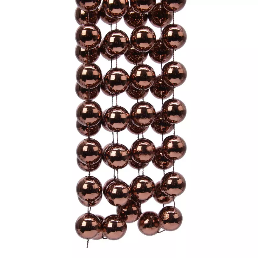 Guirlande de perle (270 cm) Dana Marron foncé