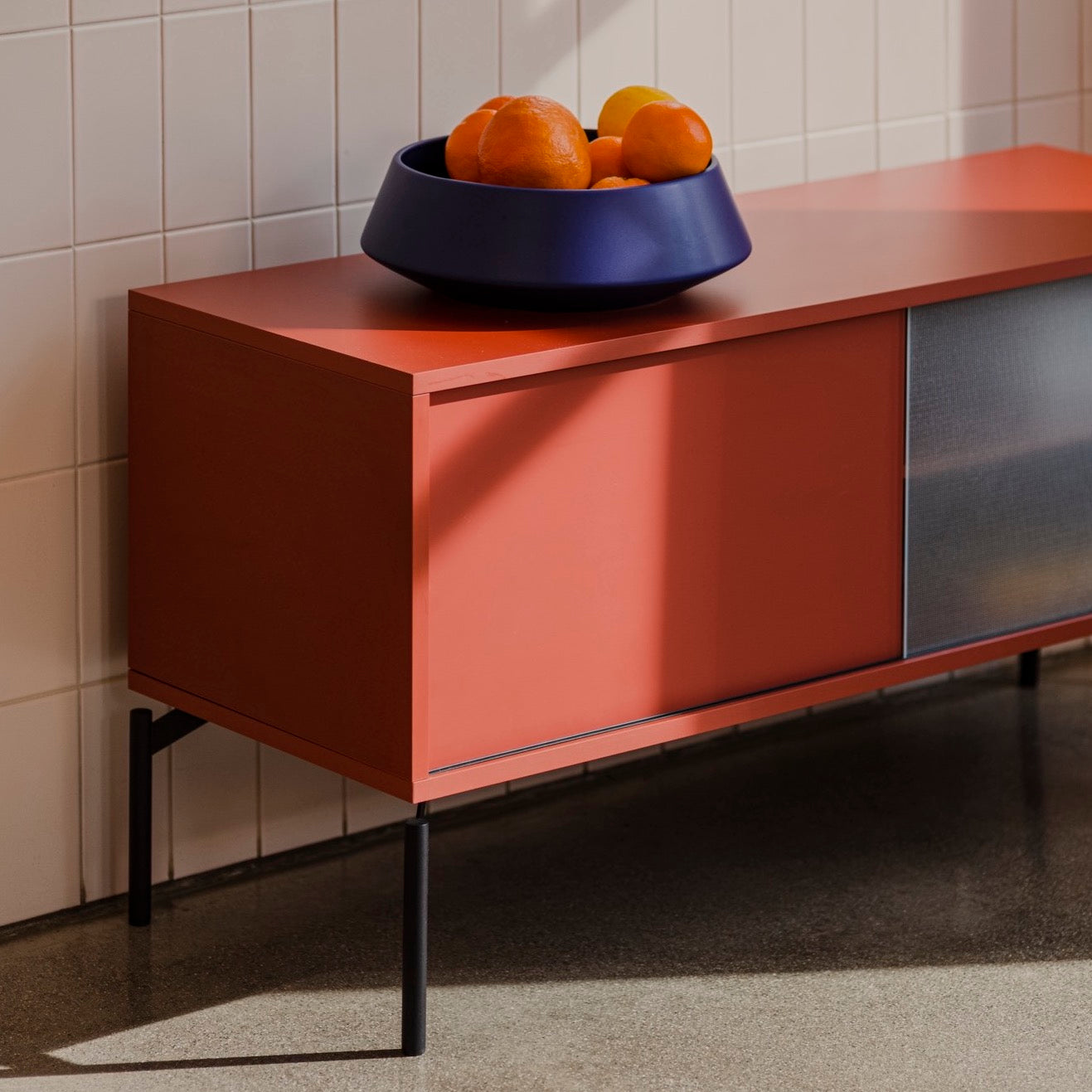 noo.ma MET Mini TV-standaard - Terracotta Blush