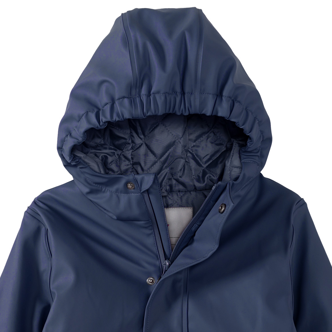 Famy Kinder Regenjacke mit gestepptem Futter dunkelblau