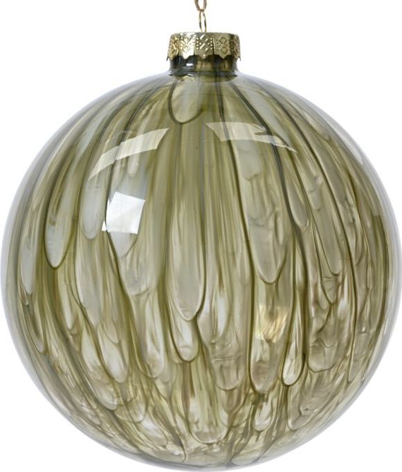 Decoris - Kerstbal - Rozemarijn - 15 cm