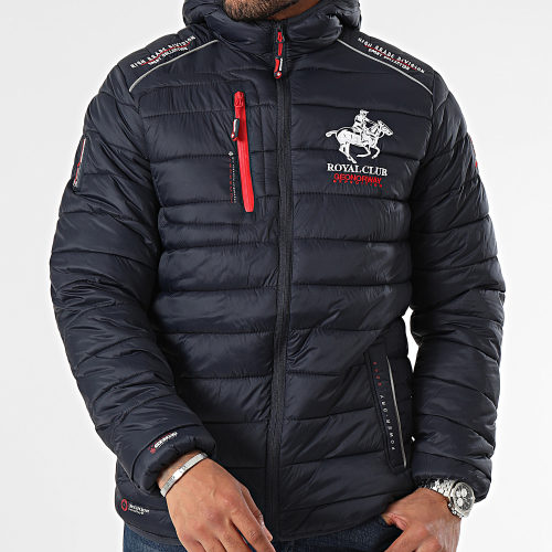 Doudoune Capuche Bleu Marine