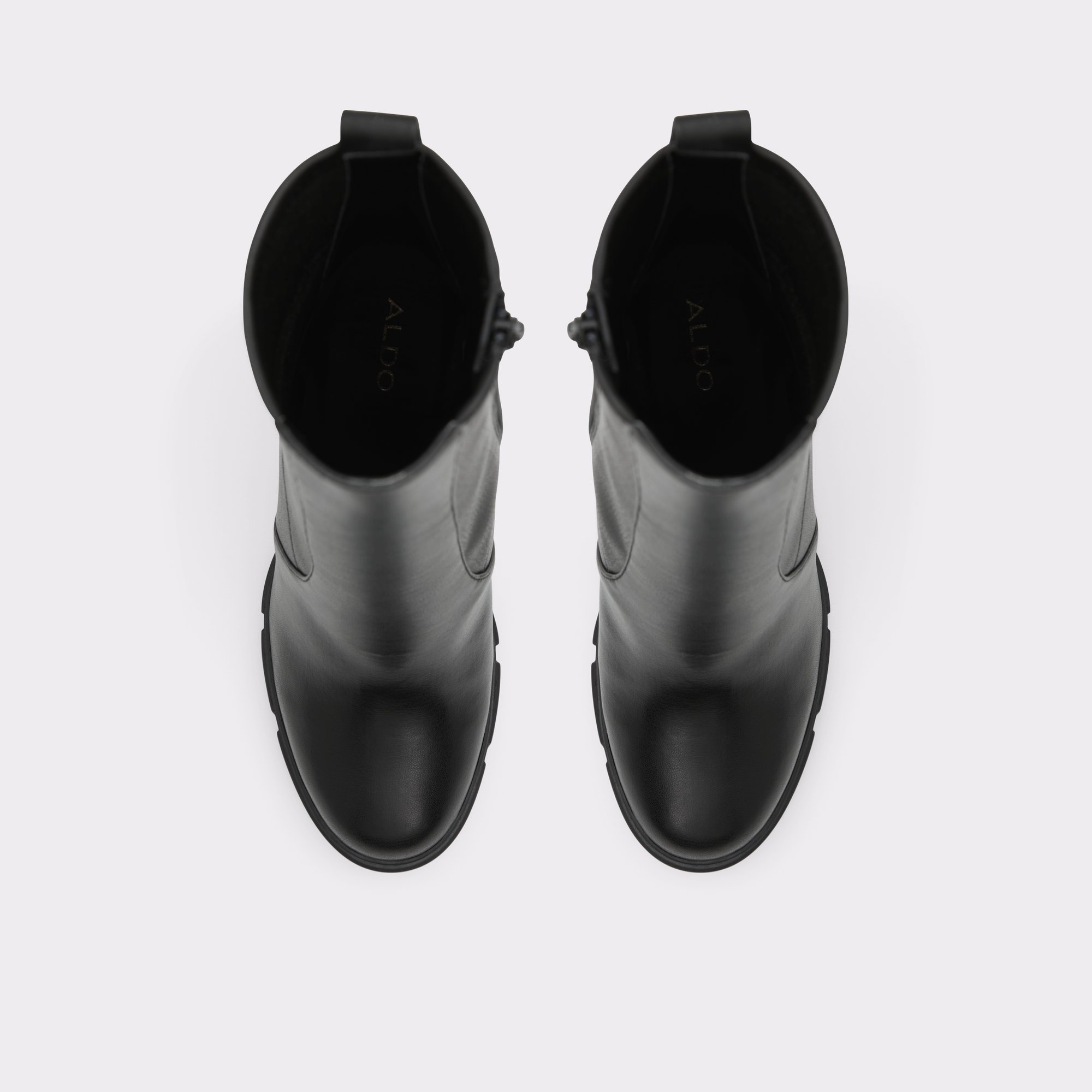 Ilanna Black Synthetic Smooth Women Dress boots
