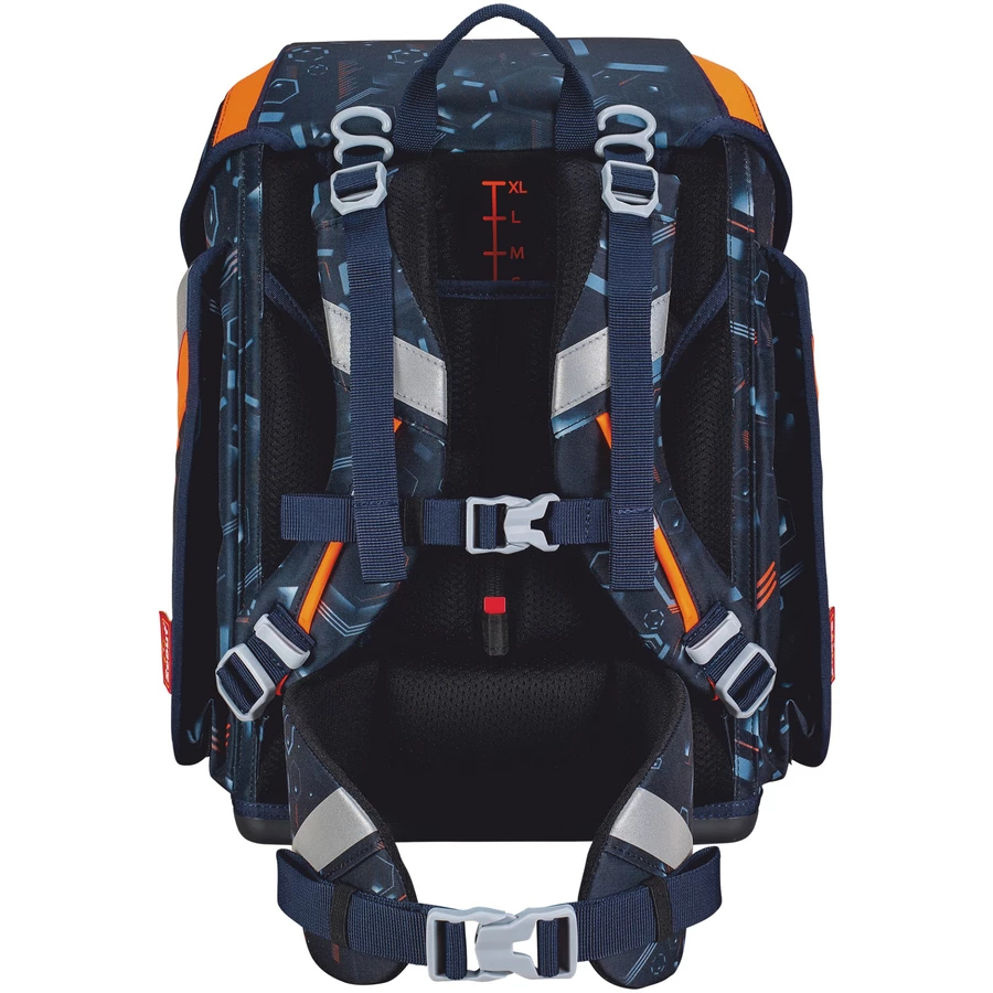 Scout Genius DIN - Schulranzen Set 4 tlg. mit Turnbeutel Space Data