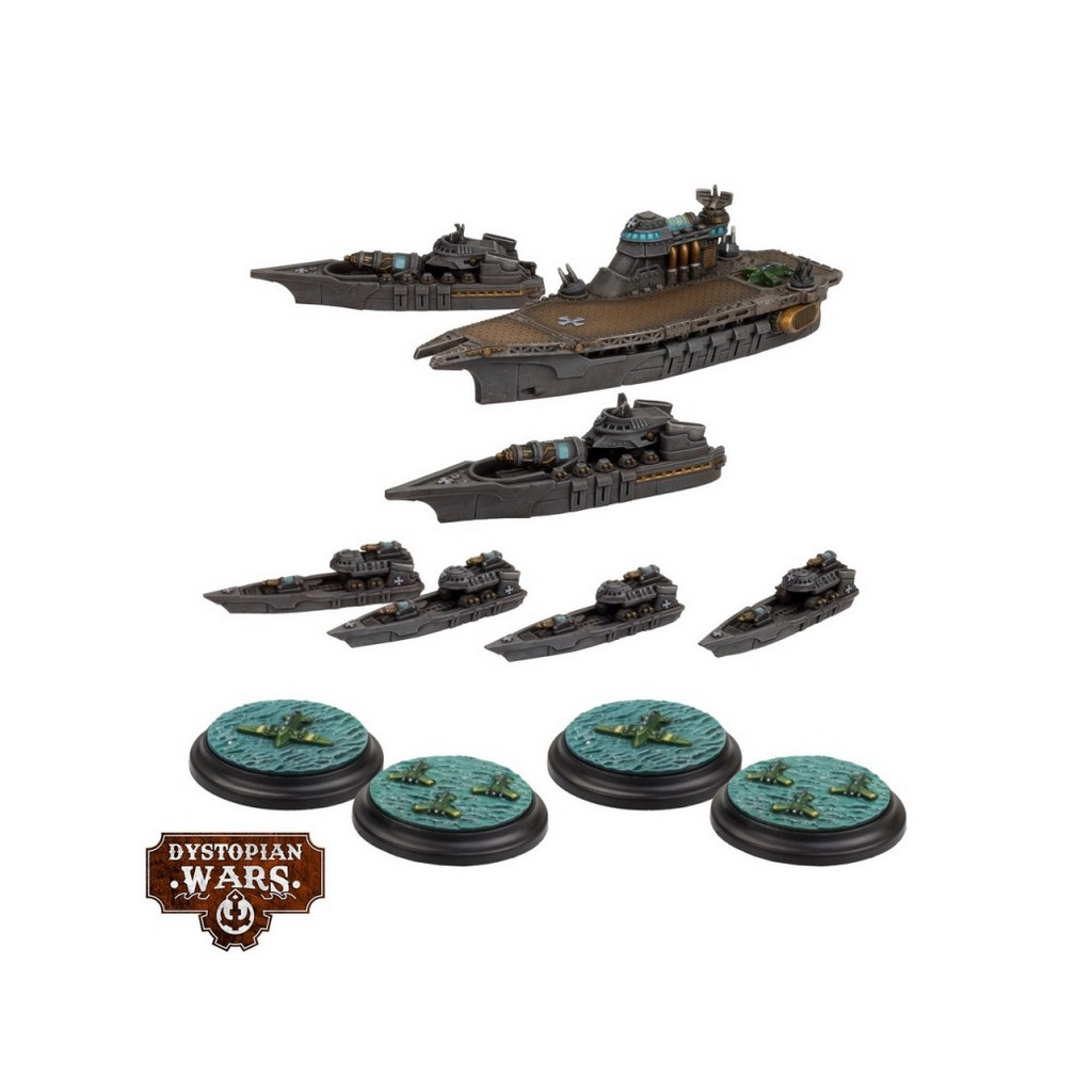 Dystopian Wars: Tempelhof Battlefleet Set