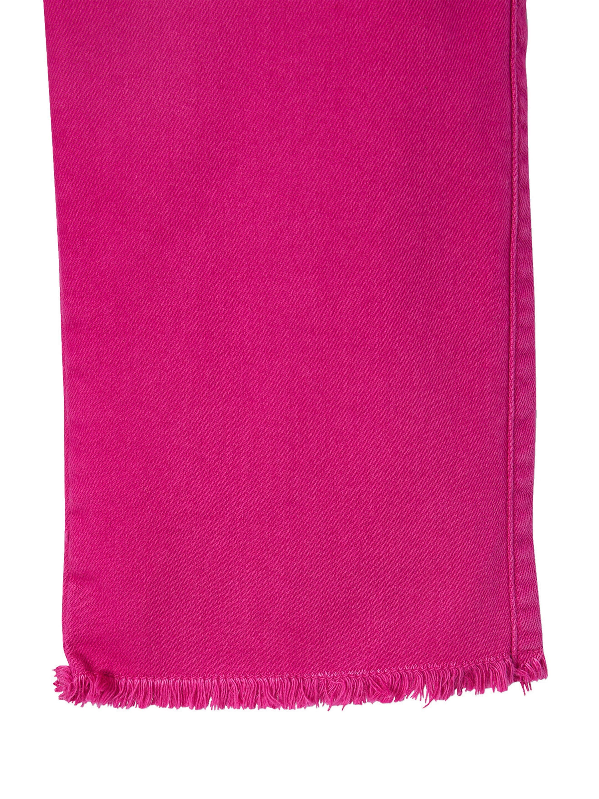 Vertbaudet Weite Mädchen Cargohose aus Stretch fuchsia