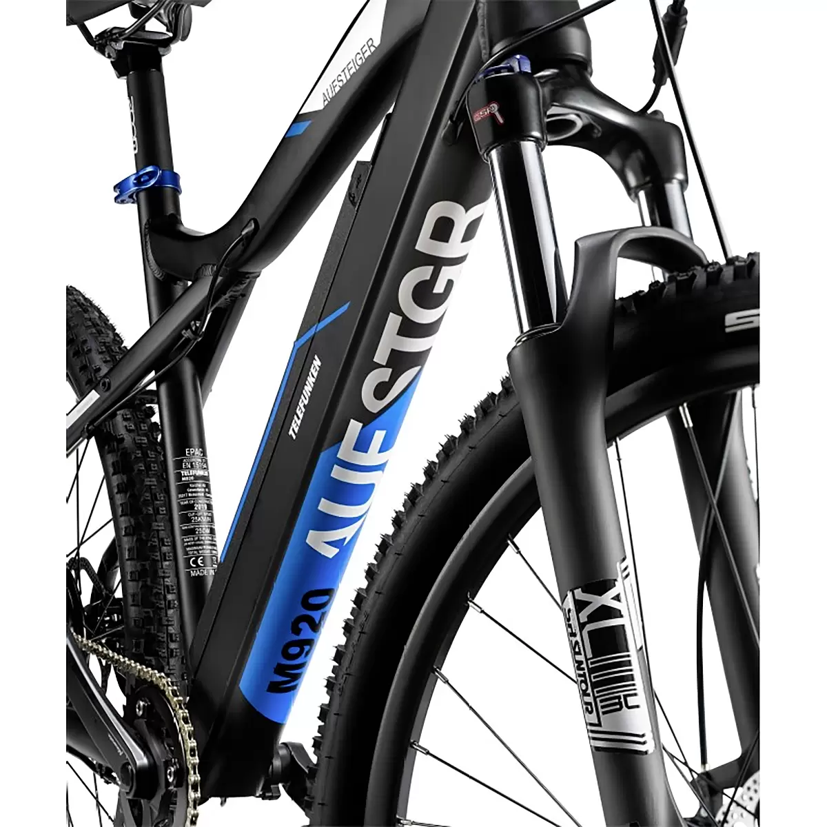 E-Bike TELEFUNKEN M920 blaugrau,blau