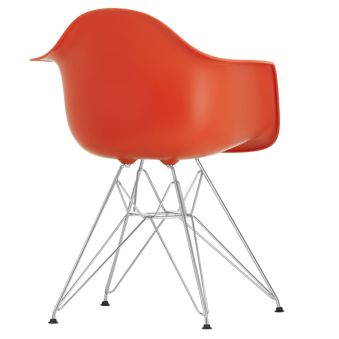 Eetkamerstoel DAR RE chroom Poppy Red