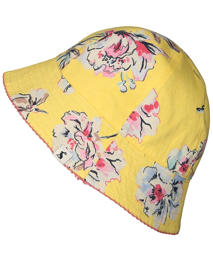 Wende-Sommerhut FUNSEEKER FLORAL SUMMER in gelb