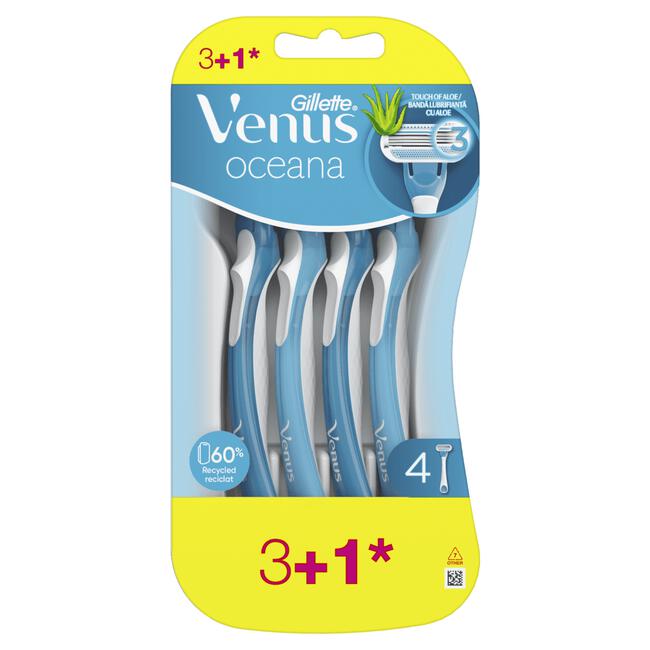 Gillette Venus Oceana Wegwerpmesjes 4 Stuks