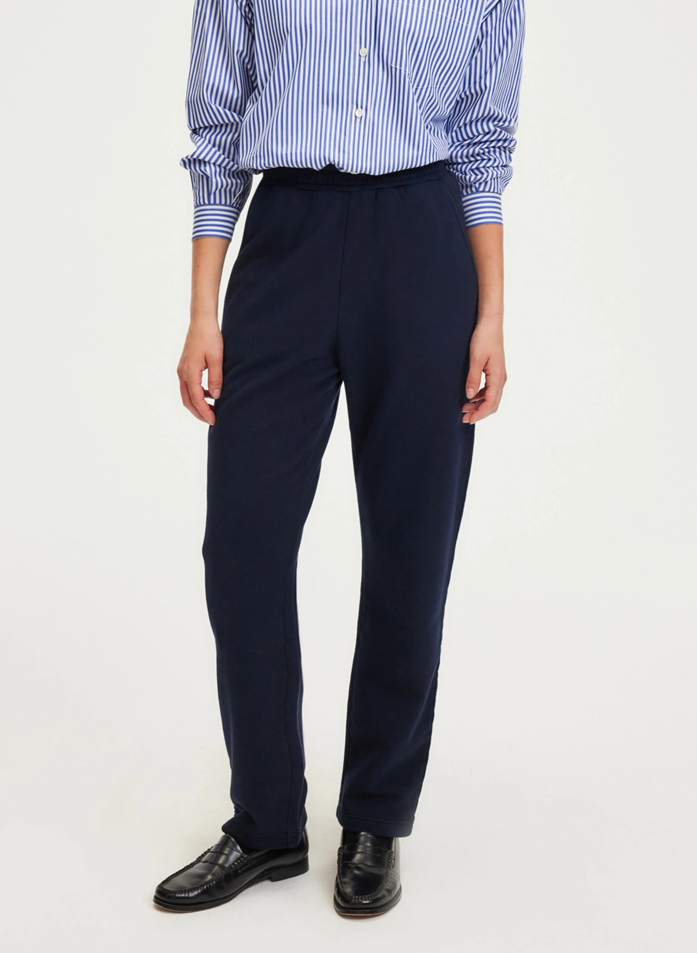 NEEVA - Jogging droit en coton | Bleu