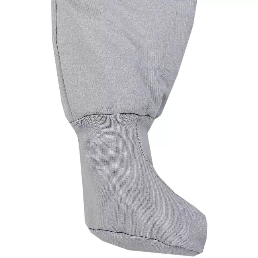 TupTam Baby Winter Schlafsack mit Beinen und Füßen grauweiß