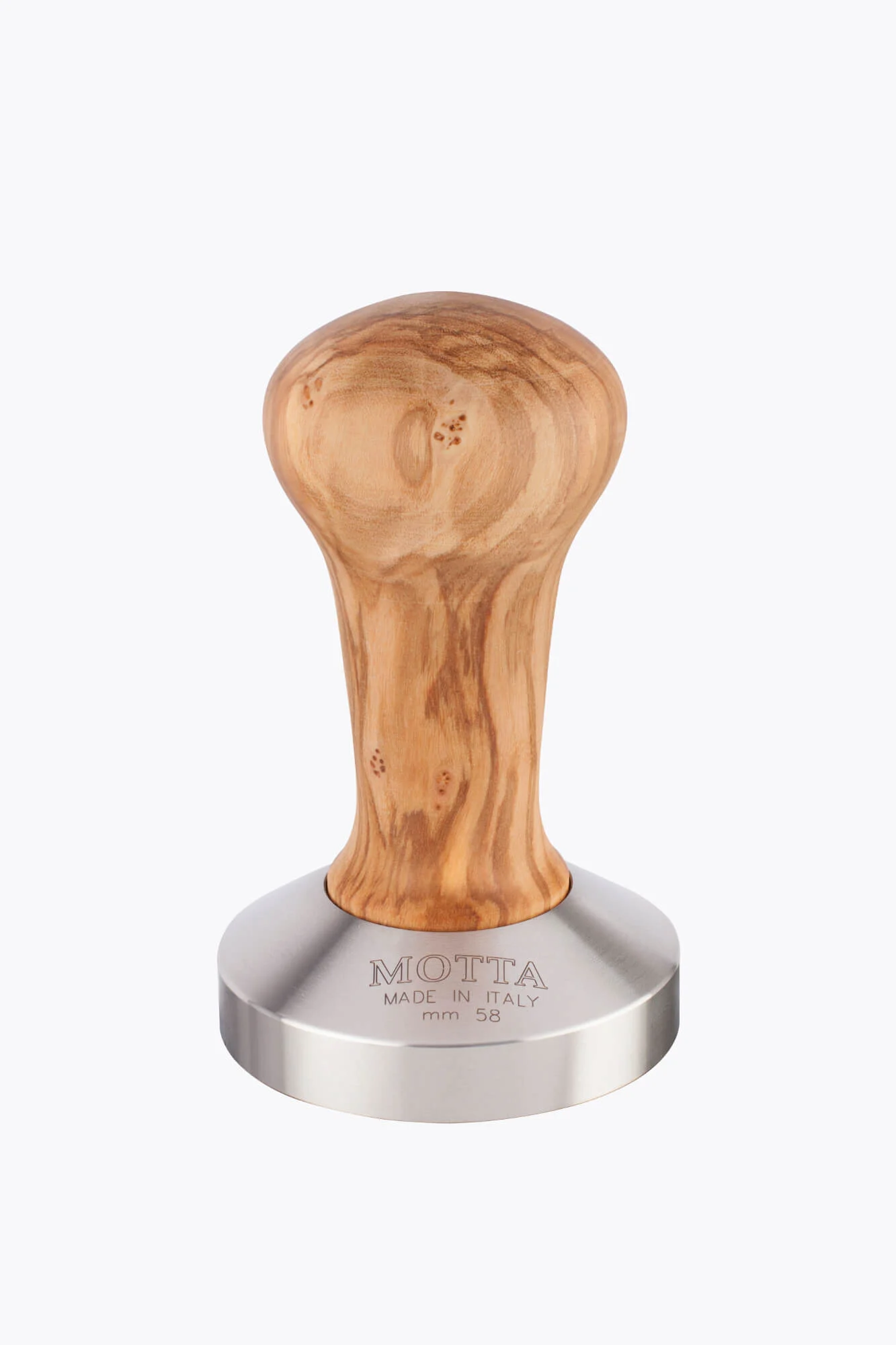 Motta Tamper Olivenholz gewölbt 58mm
