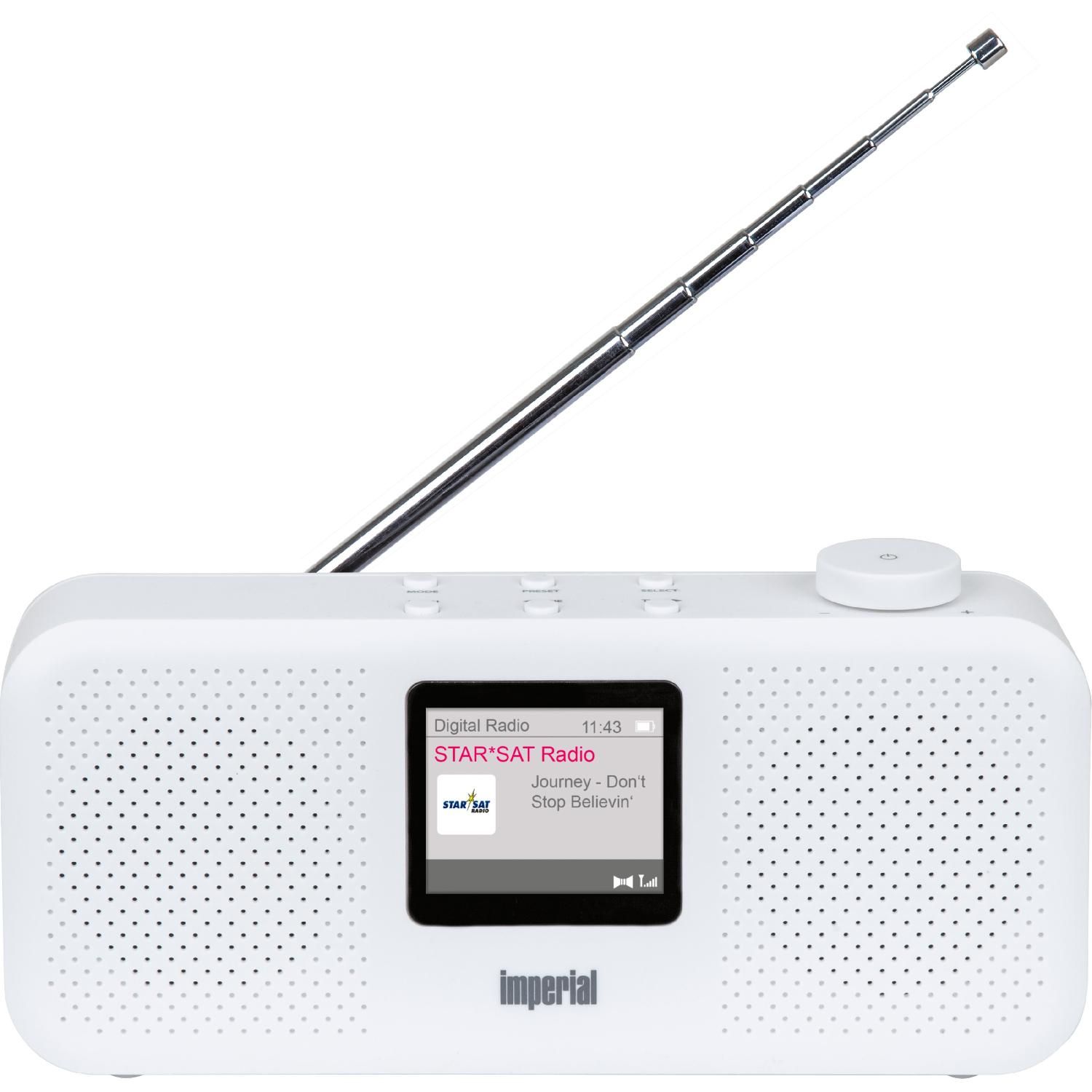 IMPERIAL DABMAN 16 DAB+/FM radio met alarmfunctie - White