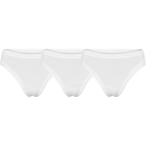 JBS 3-pak Tai Briefs, White, M