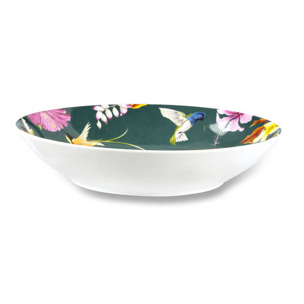 Marjolein Bastin diep bord Hummingbirds groen Ø23cm