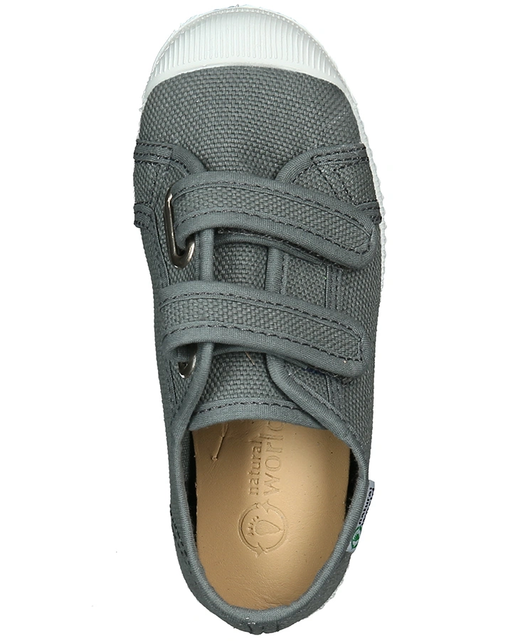 Klett-Stoffschuhe MARINO in grau