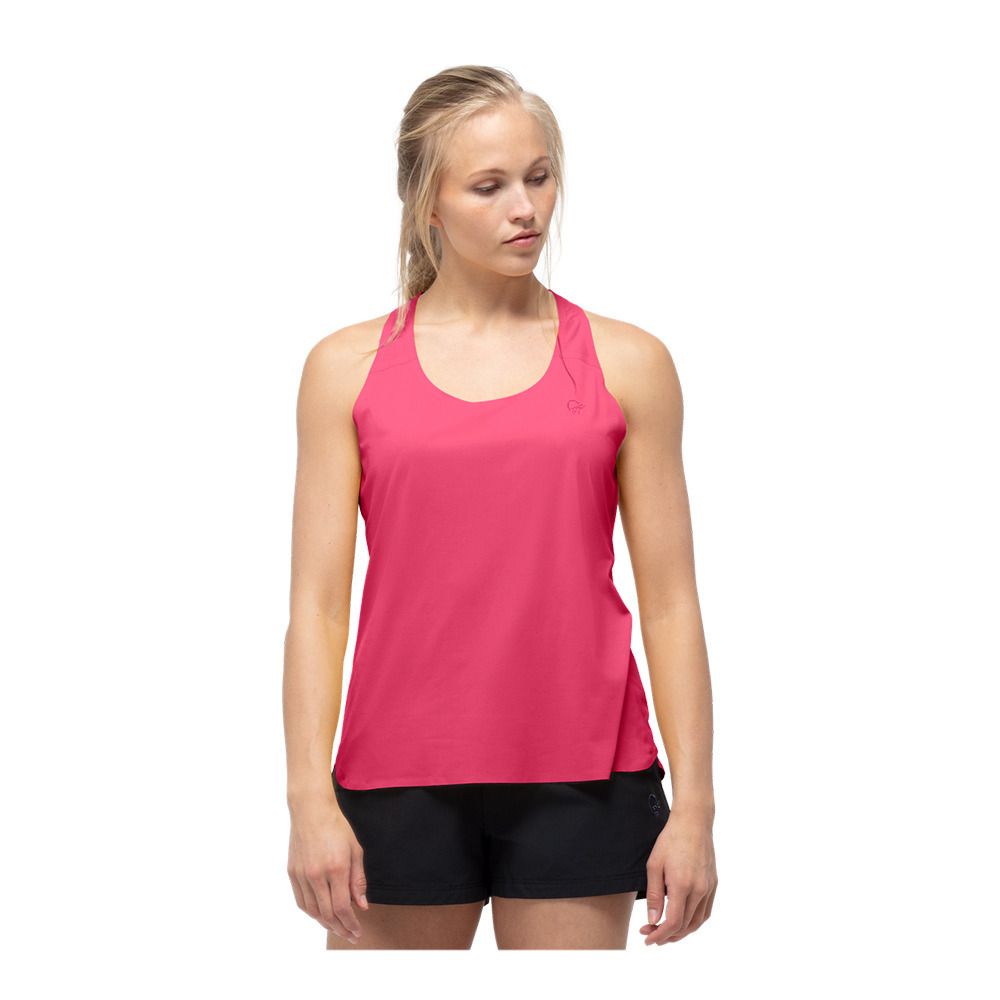 Norrona SINGLET - Débardeur Femme honeysuckle
