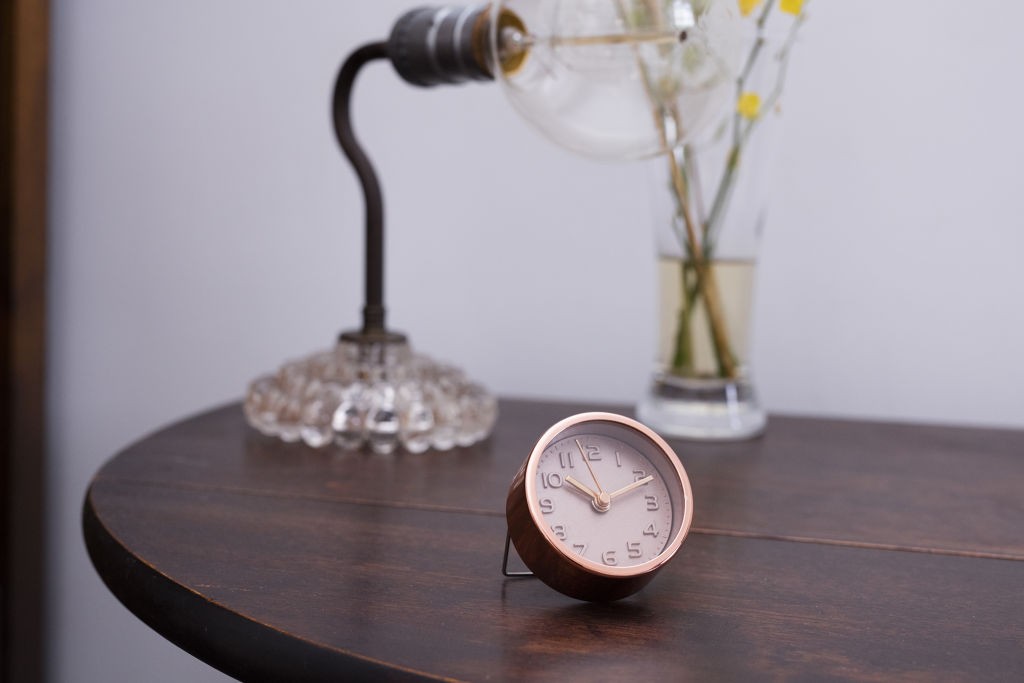 Gold and Copper Alarm Clocks (AC10-A-EU) assorted