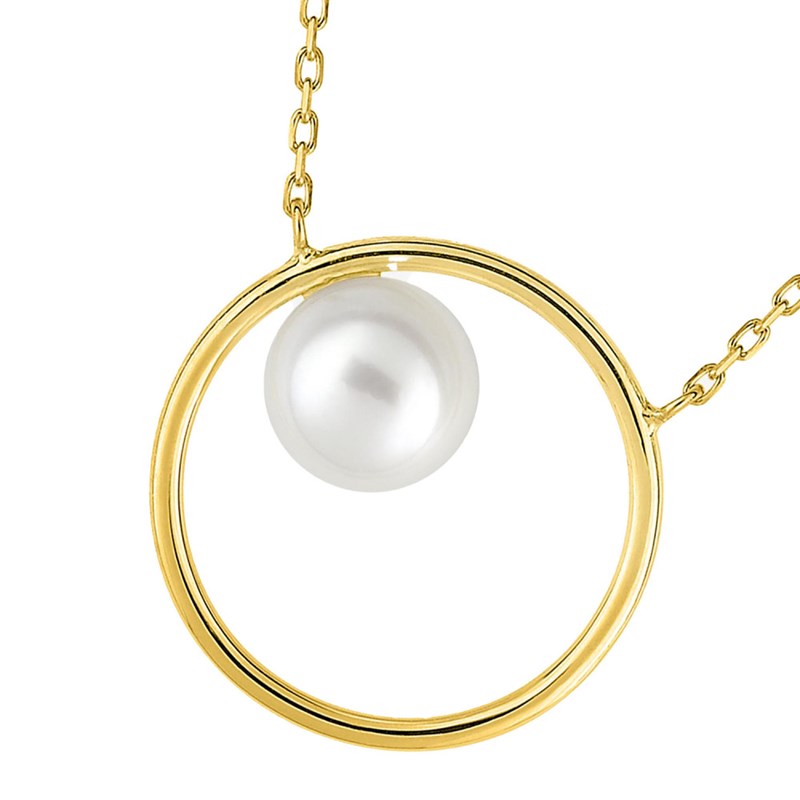 Collier Femme - perle - Or 18 Carats - Longueur : 42 cm