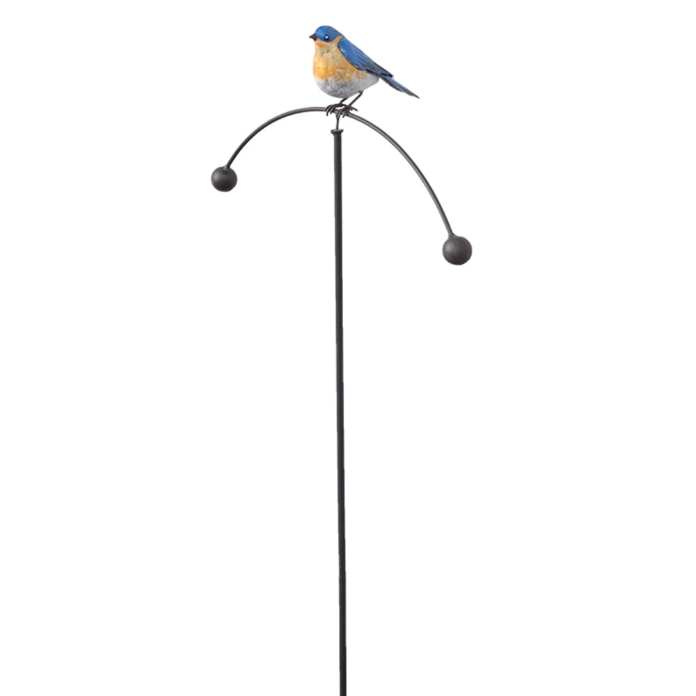 Tuteur mobile oiseau coloré 42x14x111cm