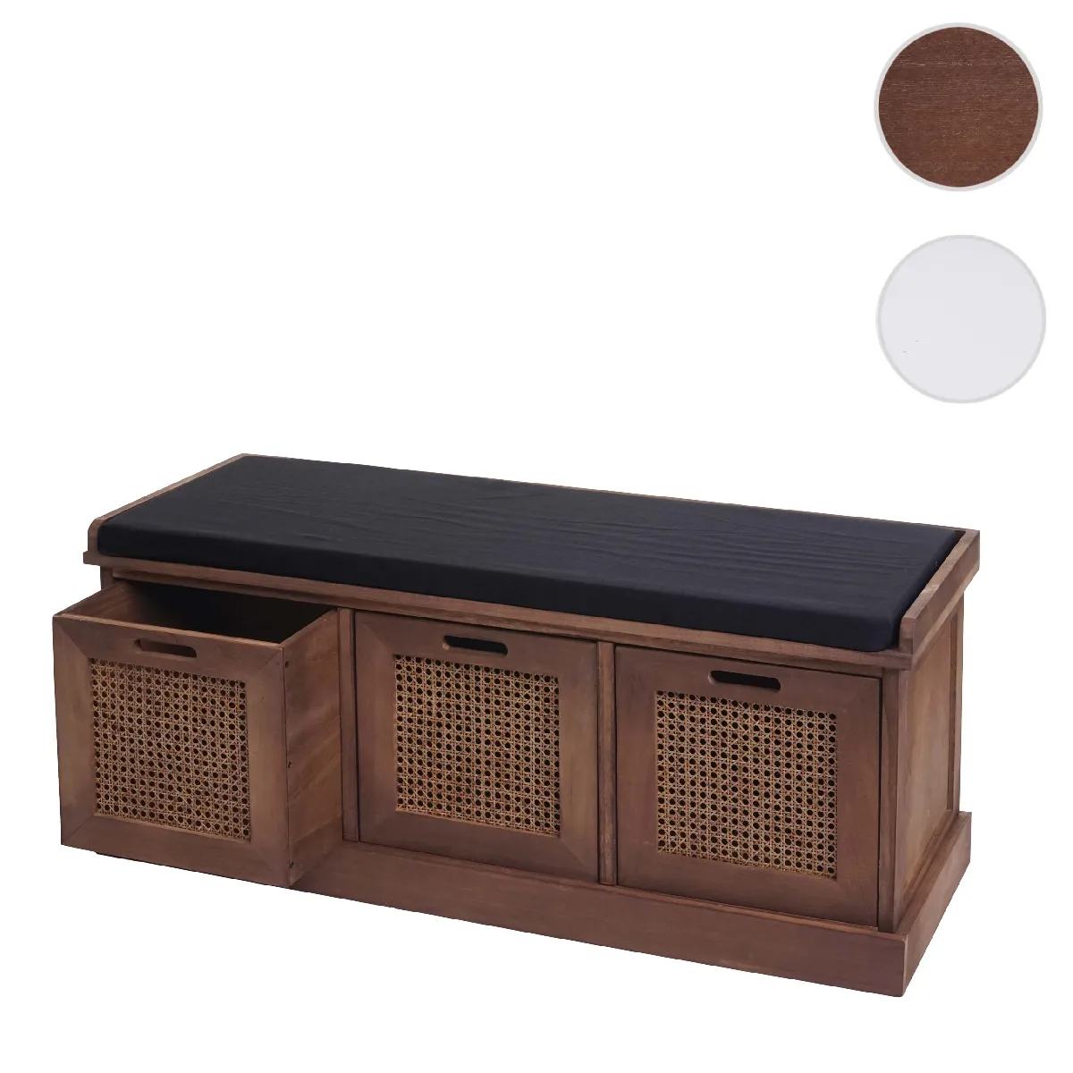 Mendler Banc HWC-J49 - Marron/Noir