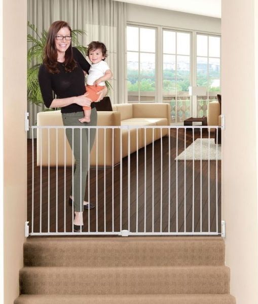 Dreambaby - Veiligheid barrière BROADWAY 76-134,5 cm wit