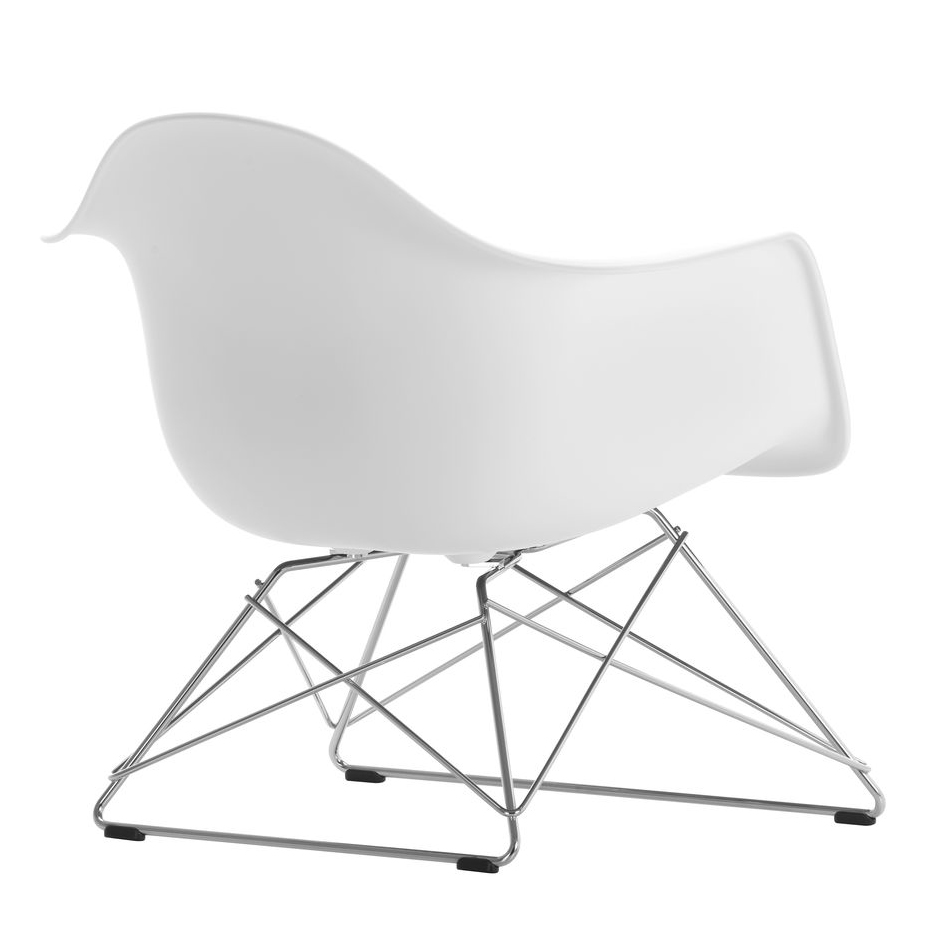 Fauteuil LAR RE chroom Cotton White