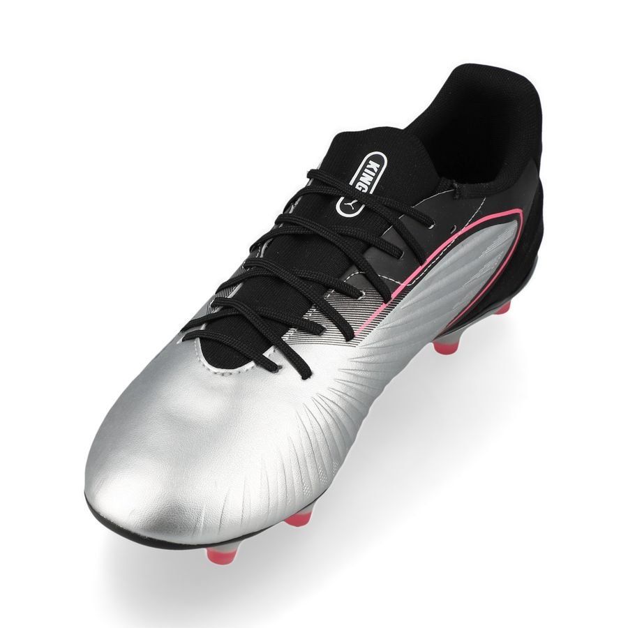 PUMA King Match FG/AG Audacity - Argenté/Noir/Sun Struck/Blanc