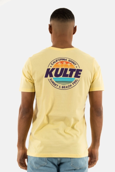 Tee shirt kulte cali yellow