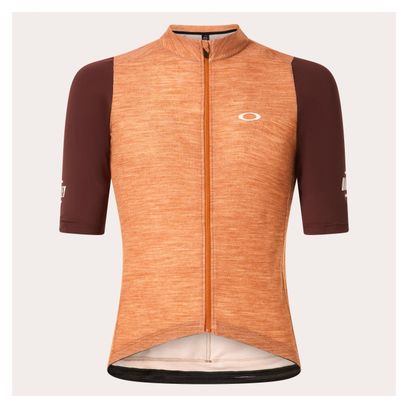 Maillot Manches Courtes Oakley Off Grid Orange/Marron