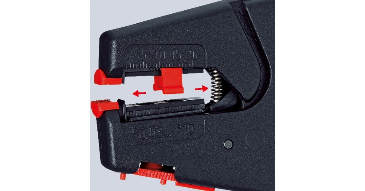 KNIPEXZelfinstellende afstriptang 1240200