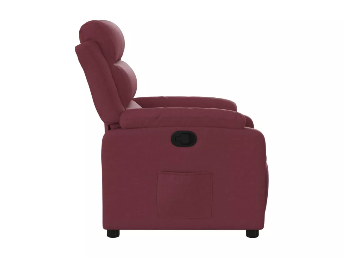 Fauteuil inclinable Rouge bordeaux Tissu