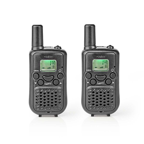 Nedis Walkie Talkies Preto 5Km 8 Canais Wltk0500bk - 3016122