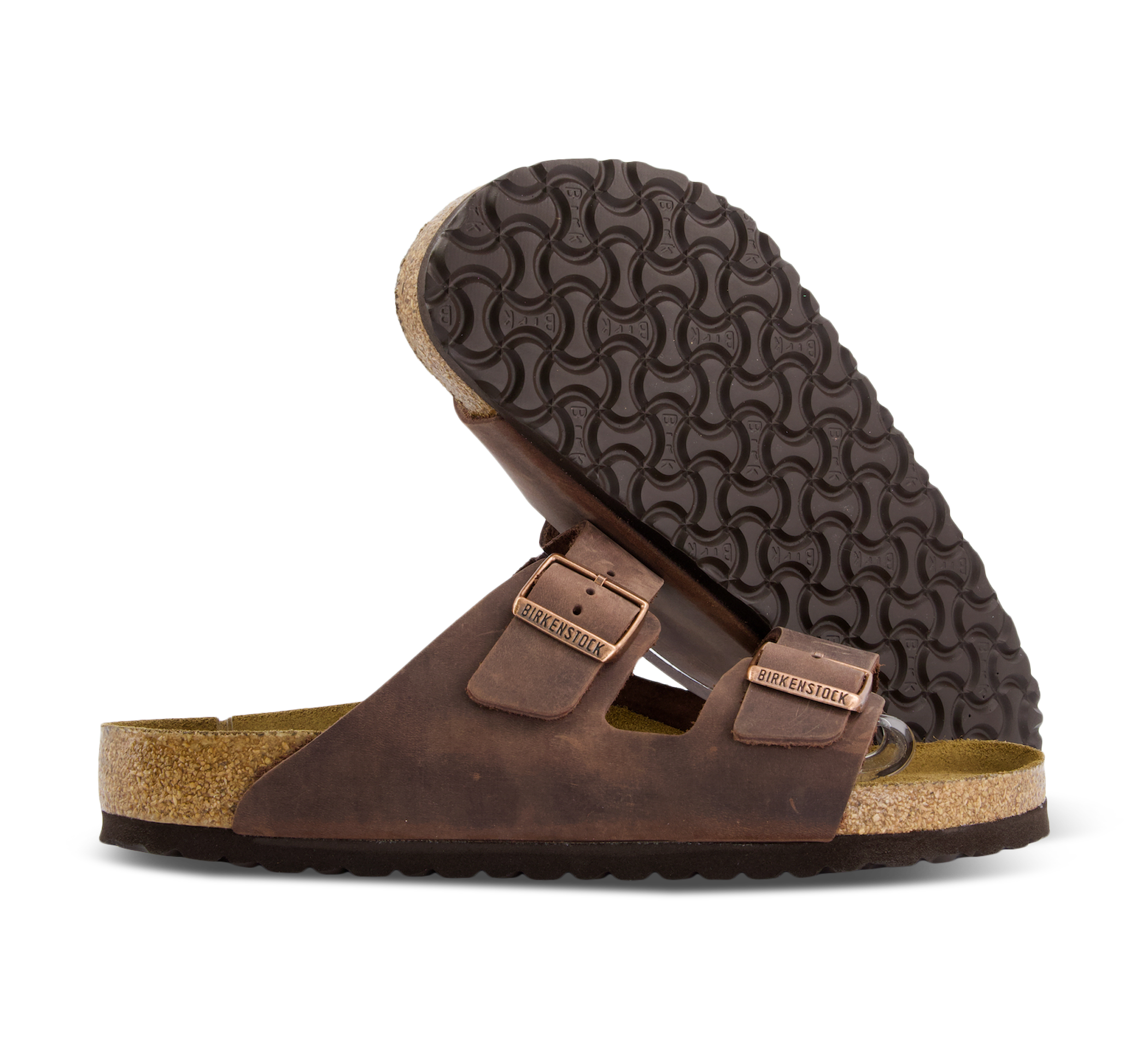Birkenstock Arizona - Offene Hausschuhe braun