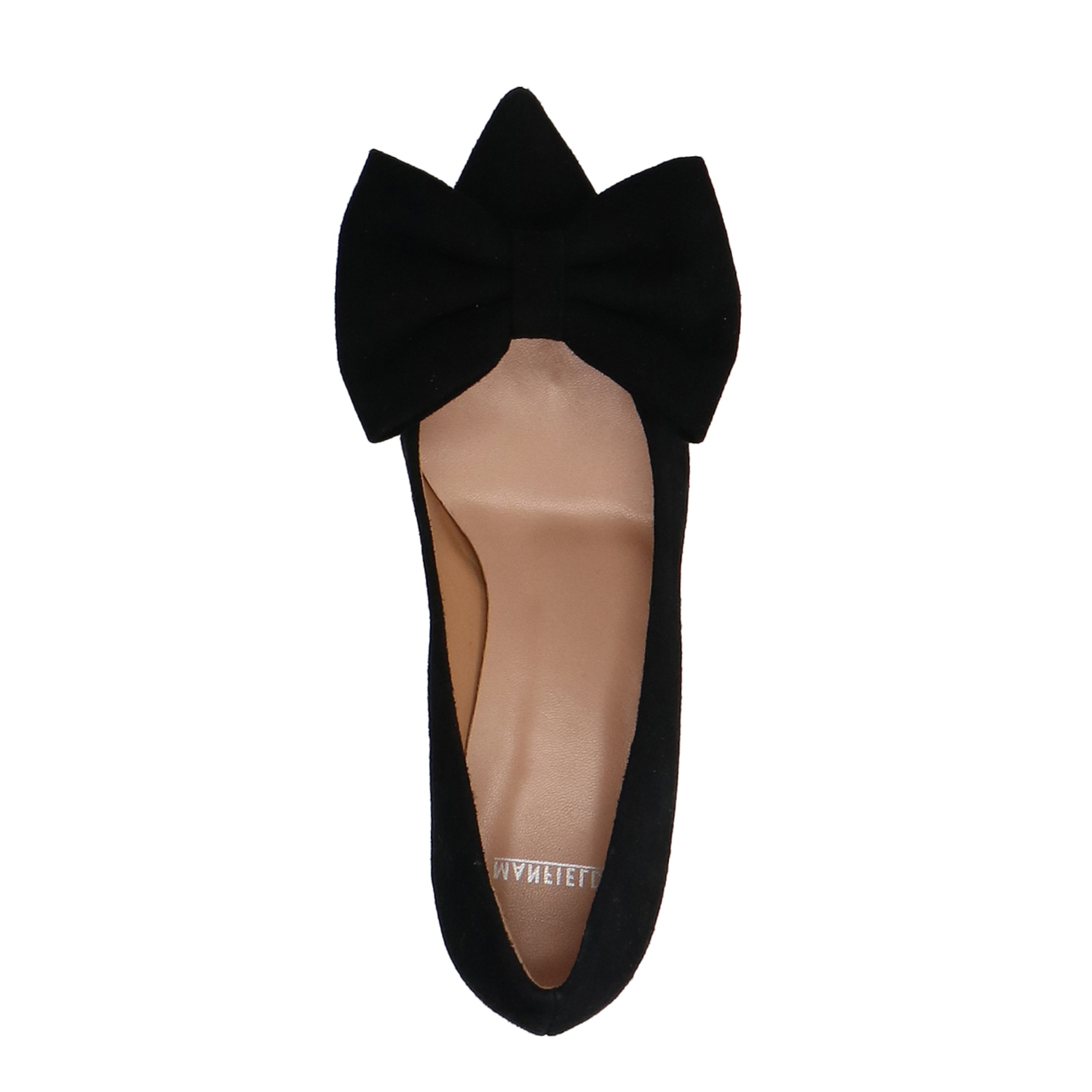 Zwarte leren pumps