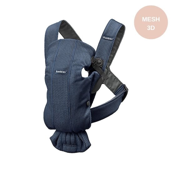 Porte-bébé Mini   Bleu Marine Mesh 3D        de               BabyBjörn
