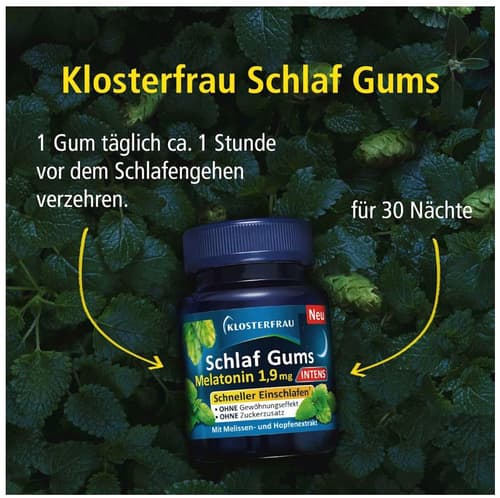 Klosterfrau Einschlaf Gummies mit 1,9mg Melatonin 30 Gums